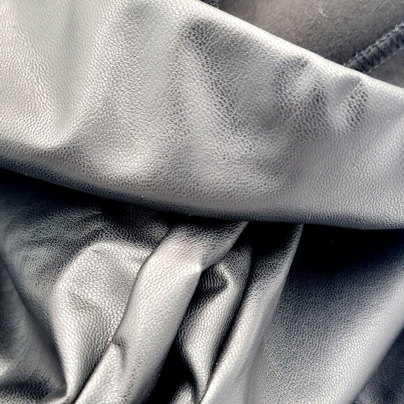 Soft Surroundings Black Faux Leather Pull-On Leggings High-Waisted  Size PM - Picture 12 of 12